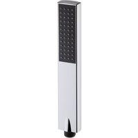 Balterley Contemporary Rectangular Easy Clean Shower Handset - Chrome in Silver