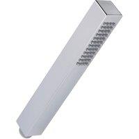 Balterley Contemporary Minimalist Square Single Function Shower Handset - Chrome in Silver
