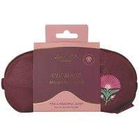 Danielle Creations Burgundy Floral Satin Sleep Eye Mask