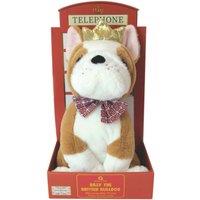 Aroma Home Microwavable Plush Hottie Billy The British Bulldog in Light Brown