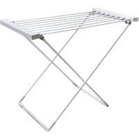 Oypla Electric Heated Folding Clothes Horse Dryer in Silver
