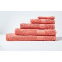 Homescapes 500 GSM Turkish Cotton Towel Soft, Absorbent & Quick-Drying in Burnt Orange