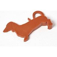 Homescapes Dog Door Stopper Wedge Durable & Charming Home Accessory in Orange