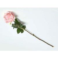 Homescapes Pink Rose Single Stem 62 cm