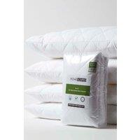 Homescapes Anti Allergy Pillow Protectors, Pack of 4 in White