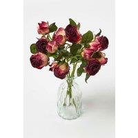 Homescapes Artificial Bouquet of Roses in Red