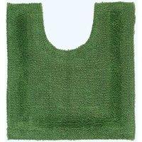 Homescapes Luxury Pedestal Mat Reversible 1600GSM 100% Cotton, 50 x 55cm Bath Mat in Light Green | Size: 50 x 55 cm