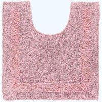 Homescapes Luxury Pedestal Mat Reversible 1600GSM 100% Cotton, 50 x 55cm Bath Mat in Baby Pink | Size: 50 x 55 cm