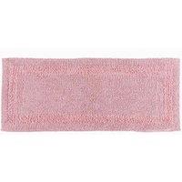 Homescapes Luxury Bath Mat Runner Reversible 1600GSM 100% Cotton, 40 x 100cm Long in Baby Pink | Size: 40 x 100 cm