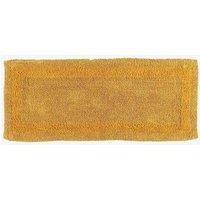 Homescapes Luxury Bath Mat Runner Reversible 1600GSM 100% Cotton, 40 x 100cm Long in Mustard | Size: 40 x 100 cm