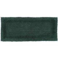 Homescapes Luxury Bath Mat Runner Reversible 1600GSM 100% Cotton, 40 x 100cm Long in Dark Green | Size: 40 x 100 cm