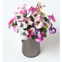 Homescapes Set of 3 Pansy Spray Single Stems