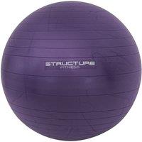 Structure Fitness Anti Burst Yoga Gym Ball Purple Exercise Stability Ball with Hand Pump for Balance Core Training