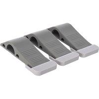 LIVIVO Door Wedge Stopper (Set of 3) in Grey