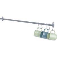 LIVIVO Hanging Kitchen Rail 50cm Grey Storage Organiser