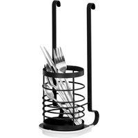 LIVIVO Hanging Storage Utensil Holder in Black