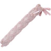 LIVIVO 2L Long Hot Water Bottle Pink - Pom-Poms Lattice Cover in Light Pink