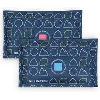Hillington Reusable Car Dehumidifier Bags - 2 Pack Moisture Absorbers in Blue