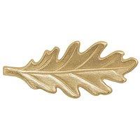 Melody Maison Shiny Gold Oak Leaf Drawer Knob