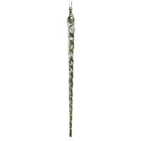 Melody Maison Set Of 4 Large Clear Acrylic Icicles - 29cm