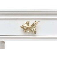 Melody Maison Gold Fish Drawer Knob in Metallic Gold