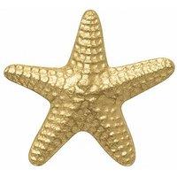 Melody Maison Gold Starfish Drawer Knob in Metallic Gold