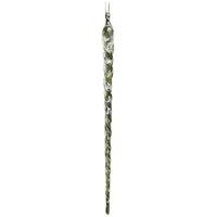 Melody Maison Set Of 8 Small Clear Acrylic Icicles - 13cm
