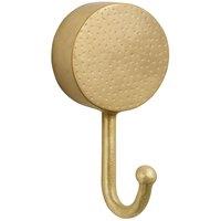 Melody Maison Round Gold Hammered Wall Hook - 18.5cm