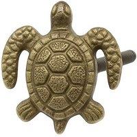 Melody Maison Antique Turtle Drawer Knob in Gold