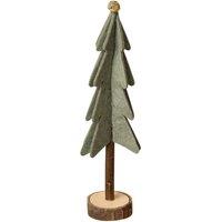 Melody Maison Green Felt Standing Tree Decoration - 25cm