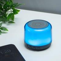 Menkind RED5 Portable RGB Speaker Stunning Sound & Colour Show in Black