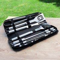 Ingenious BBQ Tool Set in Carry Bag in Black | Size: 12 Pack