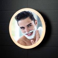 Menkind InGenious Bluetooth Bathroom Mirror Speaker Water-Resistant LED Lighting in White