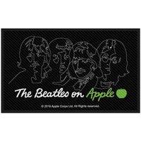 Beatles On Apple Logo Woven Patch in Black
