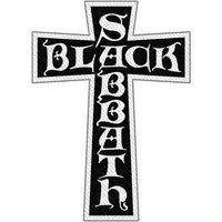 Collection Woven Patch Cross Logo Cut Out new Official Black/White in White