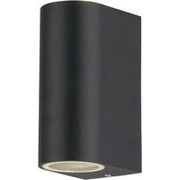 First Choice Lighting Drayton - Black Outdoor Twin Wall Light