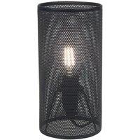 First Choice Lighting Troy - Black Table Lamp