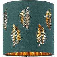 First Choice Lighting Fern - Dark Green Cut Out 15.5cm Table Lamp Shade