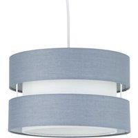 First Choice Lighting Benni - Grey 26cm Pendant Shade