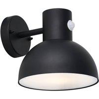 First Choice Lighting Arkle - Black Motion Sensor Outdoor Wall Light