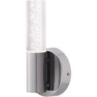 First Choice Lighting Orin - Bathroom Wall Light with Bubble Detail in Silver