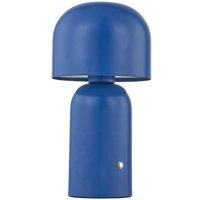 First Choice Lighting Christina - Navy Blue LED Rechargeable Touch Table Lamp