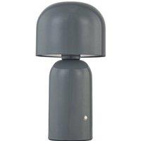 First Choice Lighting Christina - Grey LED Rechargeable Touch Table Lamp