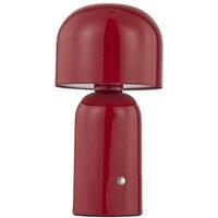 First Choice Lighting Christina - Red LED Rechargeable Touch Table Lamp
