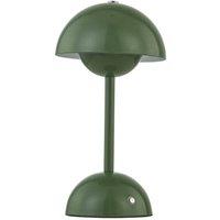 First Choice Lighting Eleanor - Sage Green LED Rechargeable Touch Table Lamp