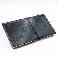 KDMD Handmade Leather Journal - If a Story is in You - Green (80 pages) in Grey