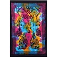 KDMD Single Cotton Bedspread + Wall Hanging - Dreamcatcher