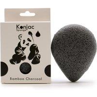 KDMD Teardrop Konjac Sponge - Bamboo Charcoal - Anti-bacterial in Grey
