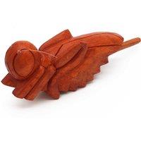 KDMD Churping Wooden Grasshopper in Maroon