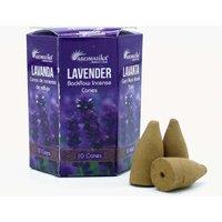 KDMD Pack of 10 Masala Backflow Incense - Lavender in Purple
